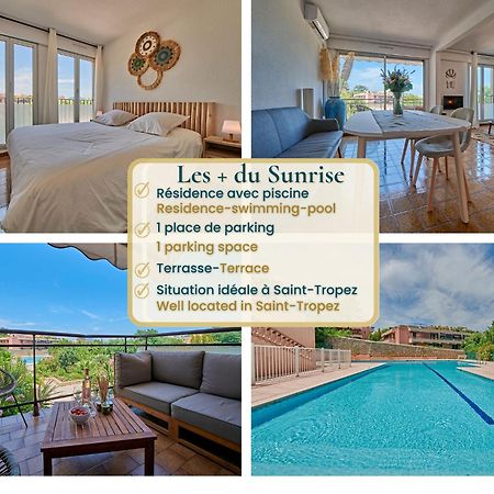 Sunrise -Swimming-Pool-Saint-Tropez Center-Parking Daire Dış mekan fotoğraf